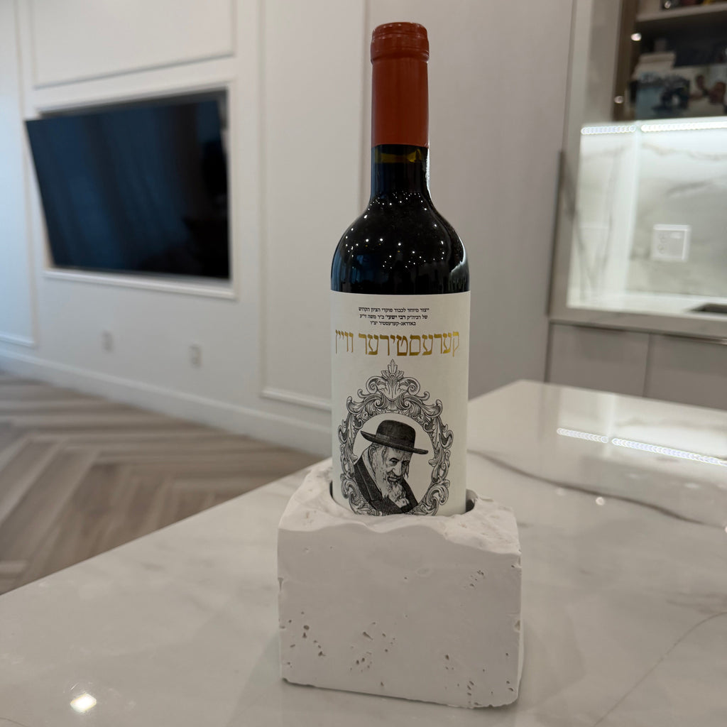 Concrete wine holder