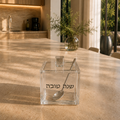 Silver Acrylic Honey Jar with Silver Spoon