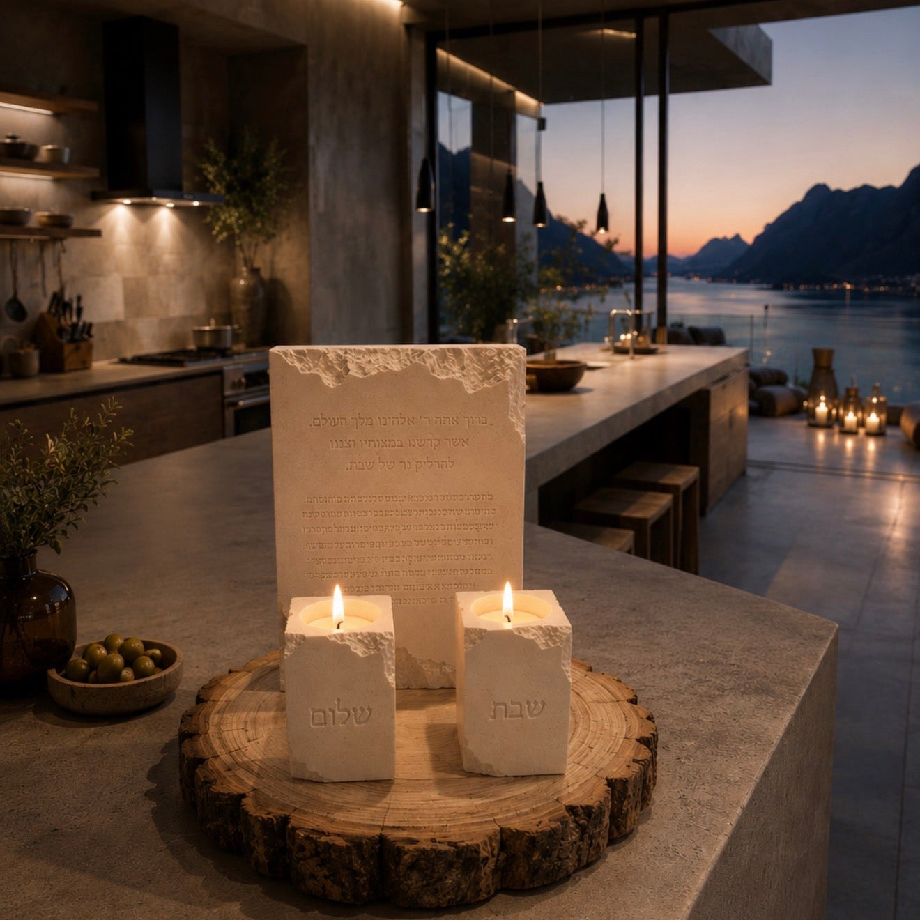 Shabbat Candle Lighting Set