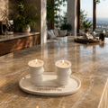 Candle Holder & Tray Set