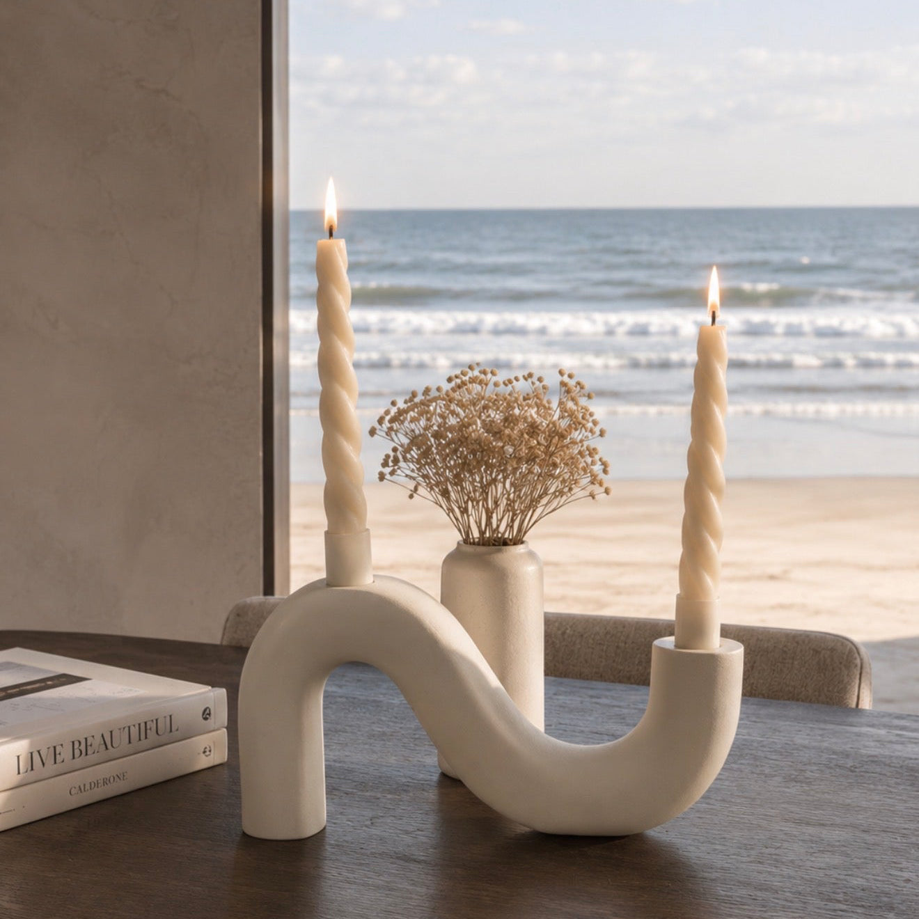 Infinity Wave Candle Holder