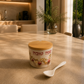 Bamboo Honey Pot with Spoon
